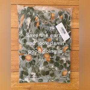 NWT Reformation Embry Midi Dress - Orange Grove - Size 2